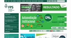 Desktop Screenshot of fps.edu.br